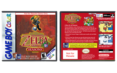 Legend of Zelda: Oracle of Seasons, The (Not For Resale)