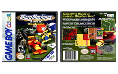 Notice Jeu Game Boy Color Micro Machines 1 & 2 Twin Turbo - État Moyen - Pour Collection