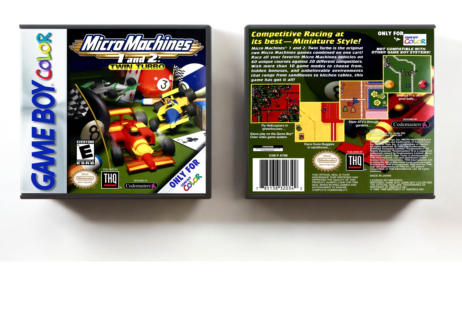 Micro Machines 1&amp;2 Twin Turbo, Artwork Spine Color: Chrome