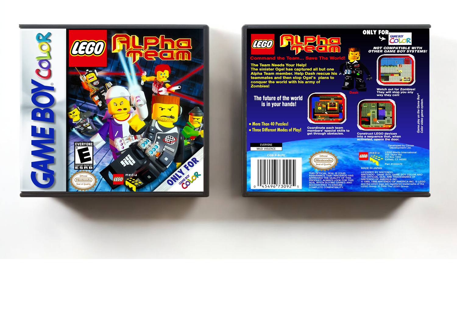 Lego Alpha Team, Artwork Spine Color: Chrome
