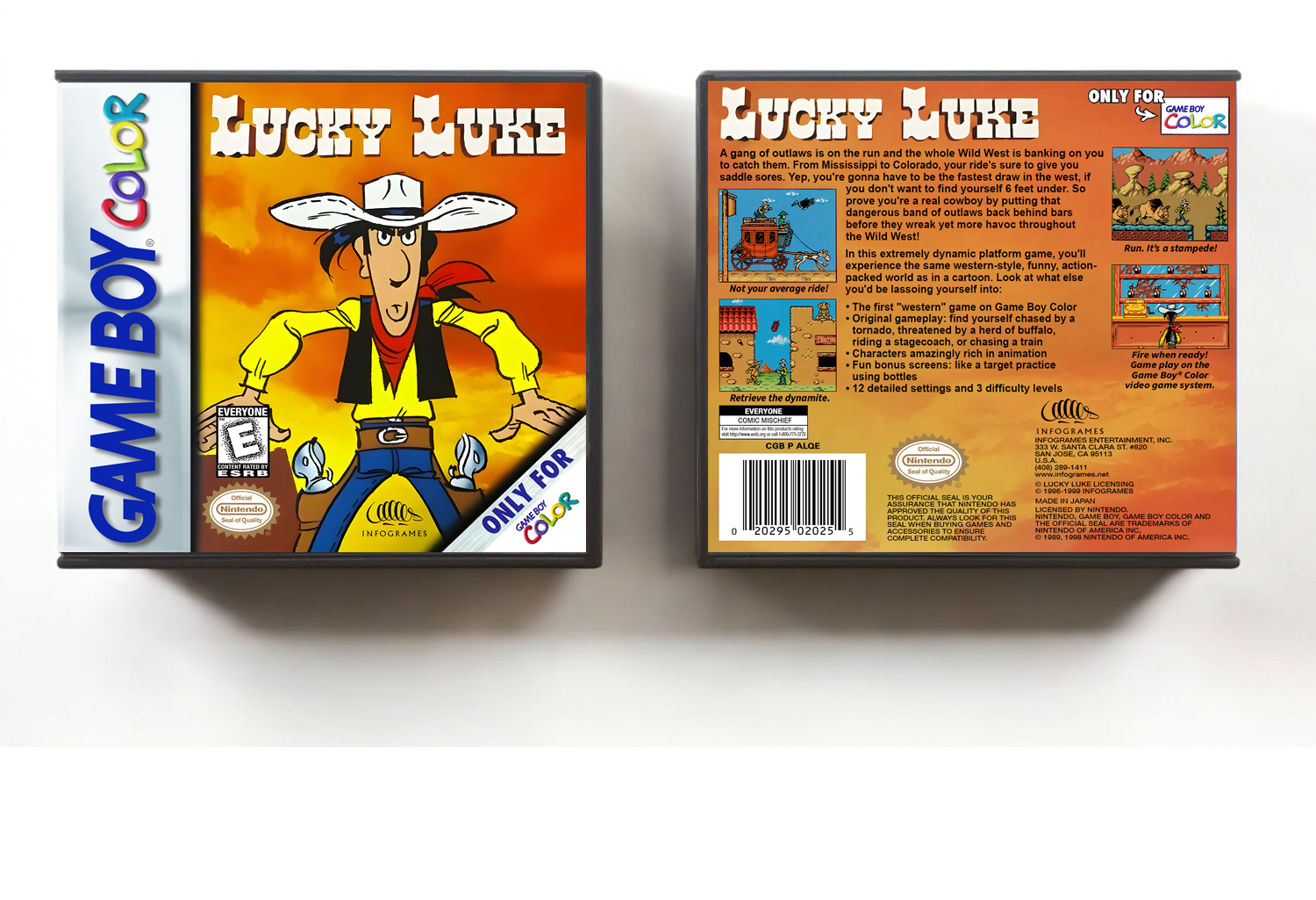 Lucky Luke, Artwork Spine Color: Chrome