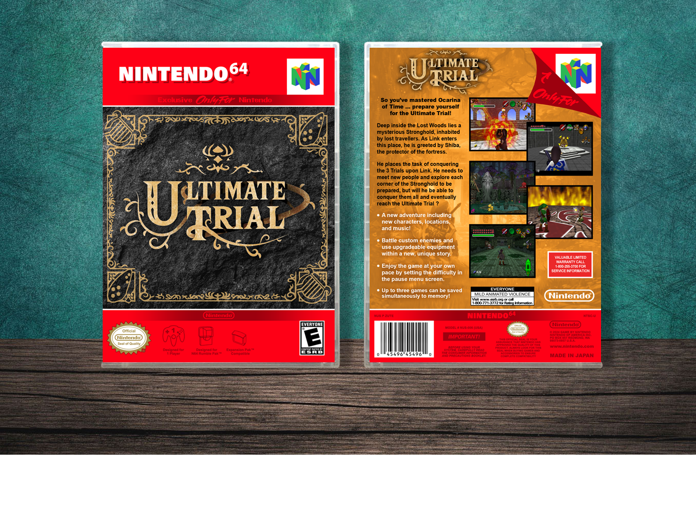 Legend of Zelda: Ultimate Trial, The, Case Color: CLEAR (Transparent)