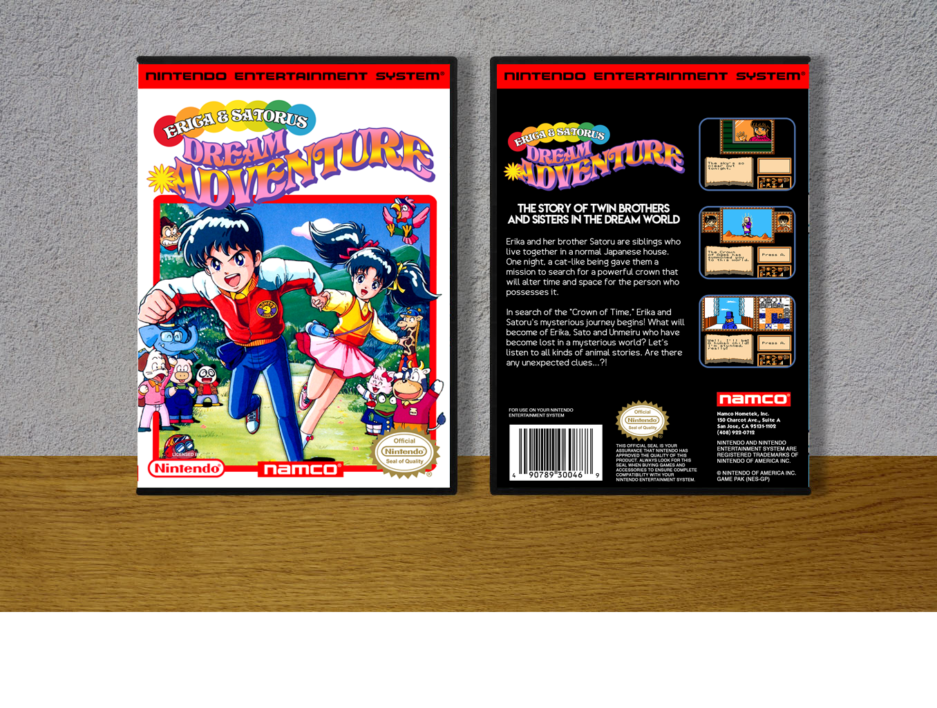 Erika and Satorus Dream Adventure, Case Color: DARK GREY (OEM DS CASE COLOR)