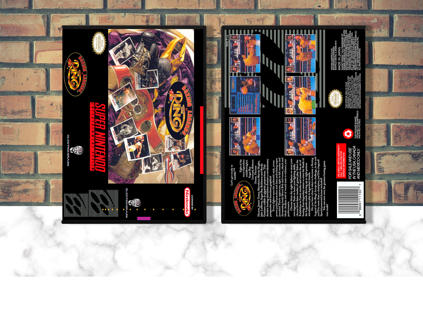 Boxing Legends of the Ring, Case Color: DARK GREY (OEM DS CASE COLOR)