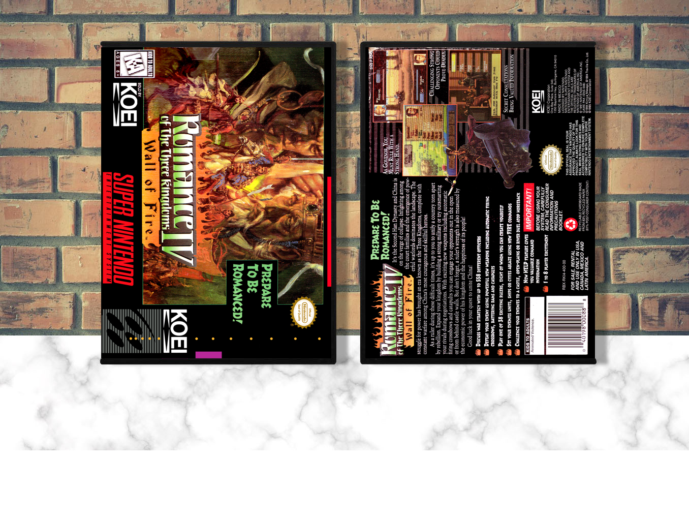 Romance of the Three Kingdoms II, Case Color: DARK GREY (OEM DS CASE COLOR)