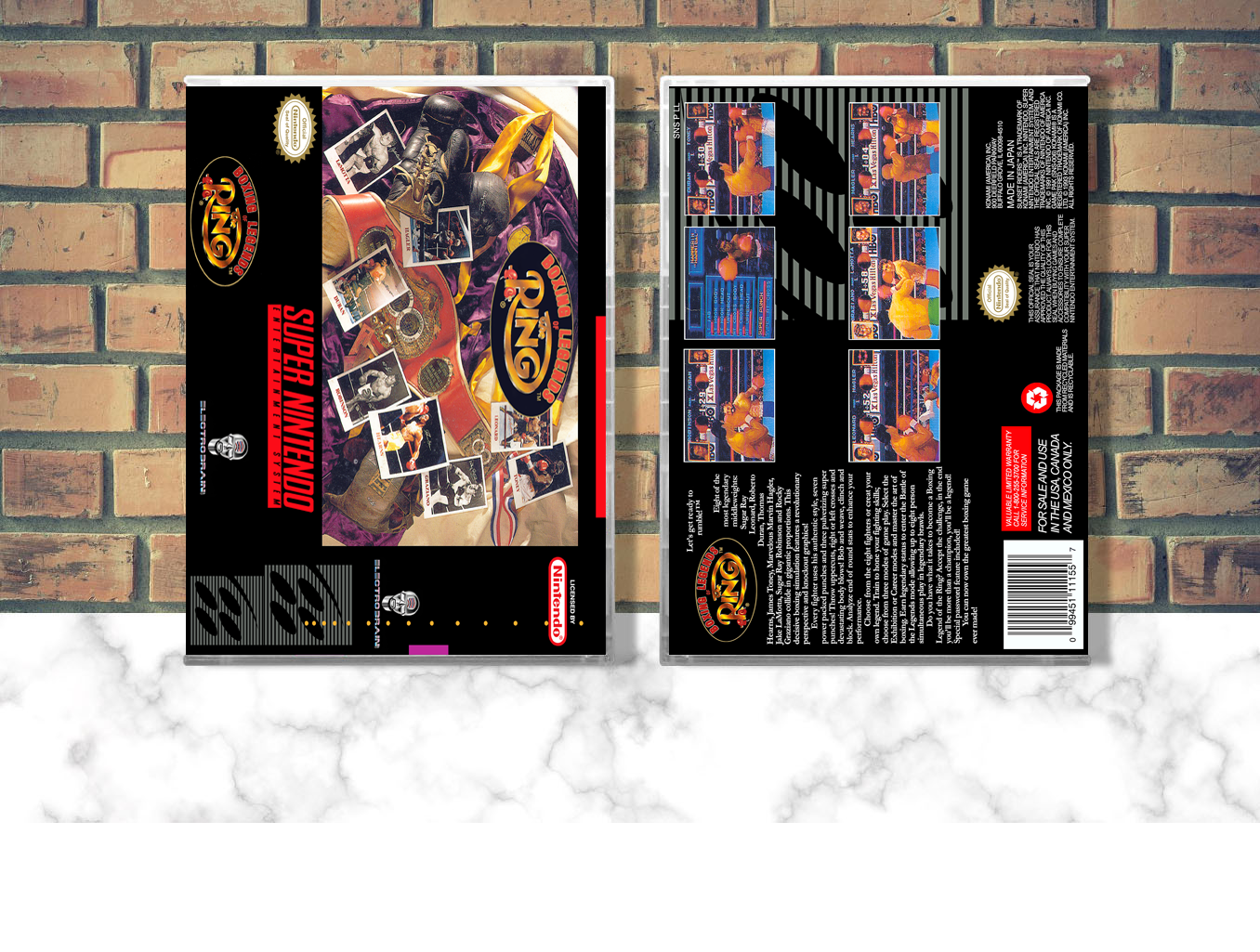 Boxing Legends of the Ring, Case Color: CLEAR (Transparent)