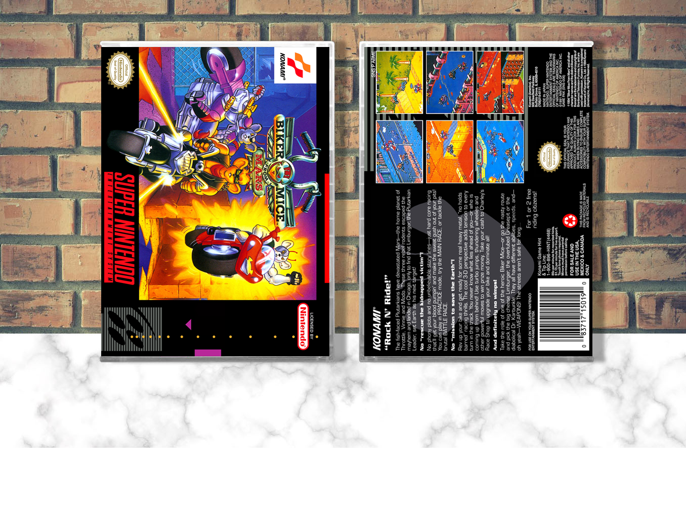 Biker Mice From Mars, Case Color: CLEAR (Transparent)