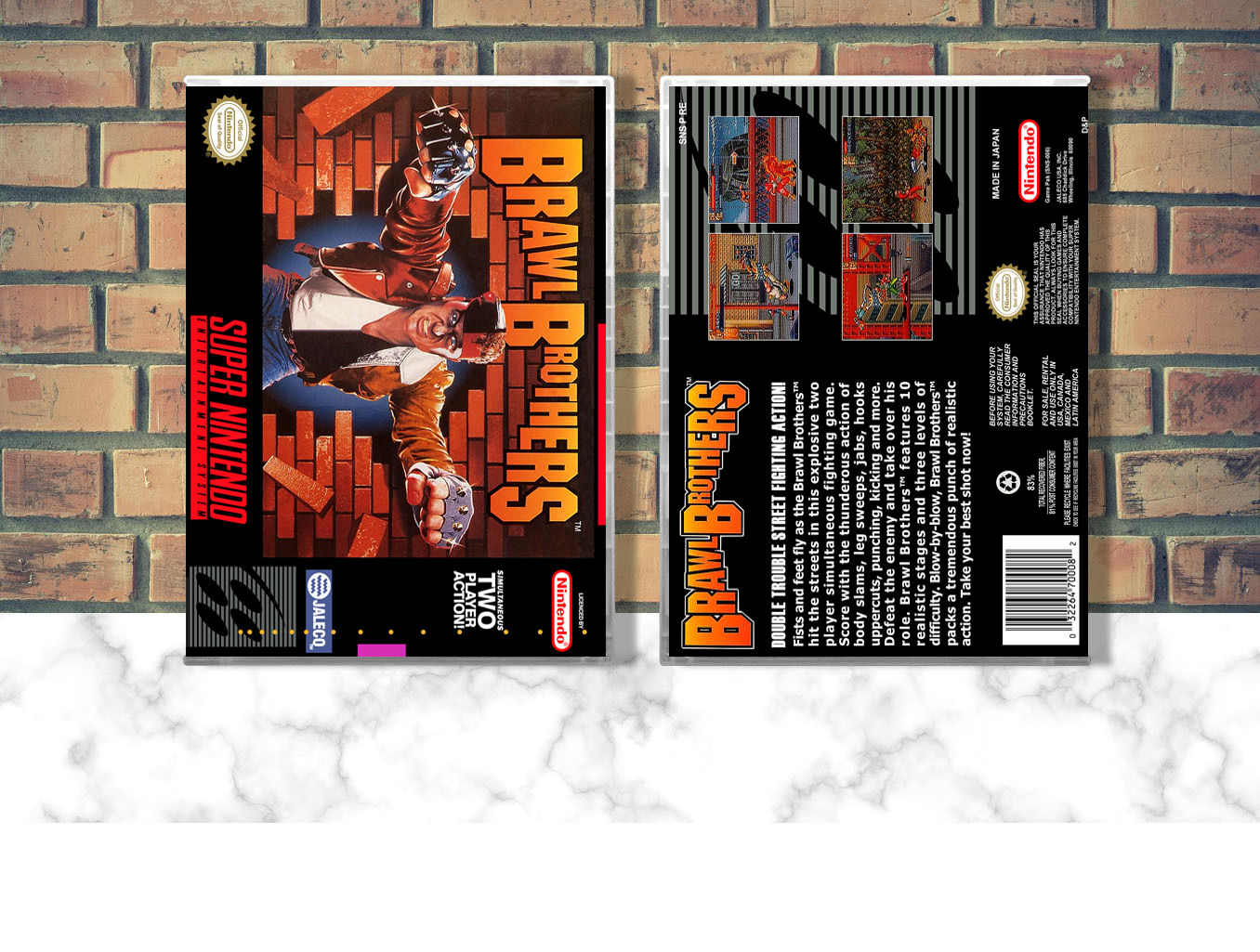 Brawl Brothers, Case Color: CLEAR (Transparent)