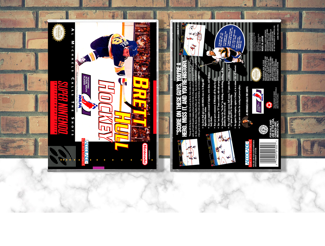 Brett Hull Hockey, Case Color: CLEAR (Transparent)