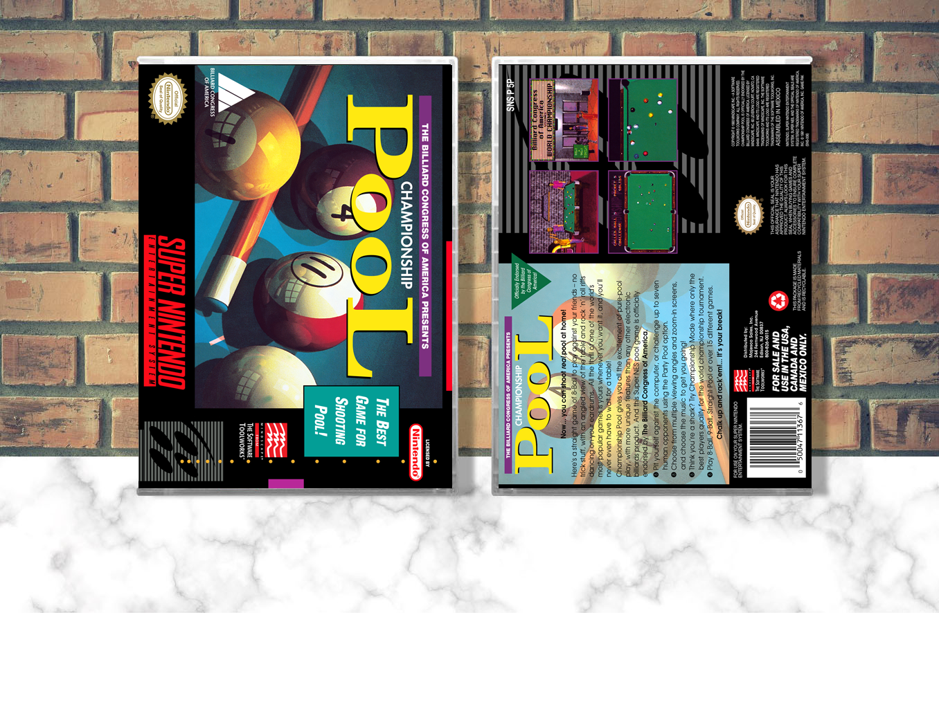 Championship Pool, Case Color: CLEAR (Transparent)