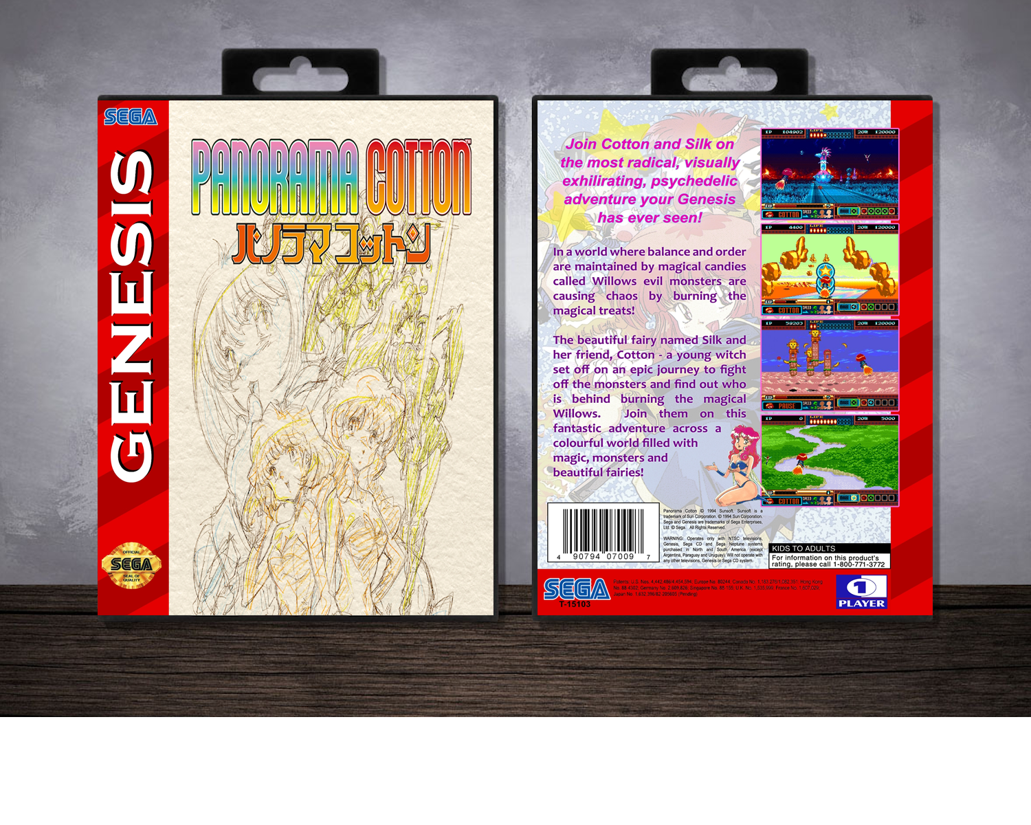 Panorama Cotton, Case Color: Black