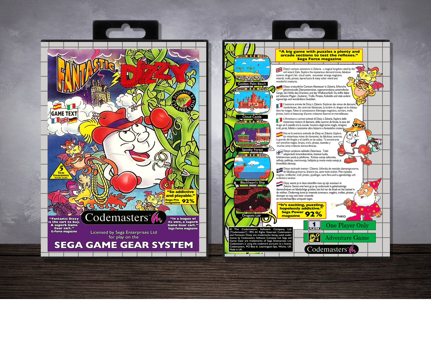 Fantastic Dizzy, Case Color: Black