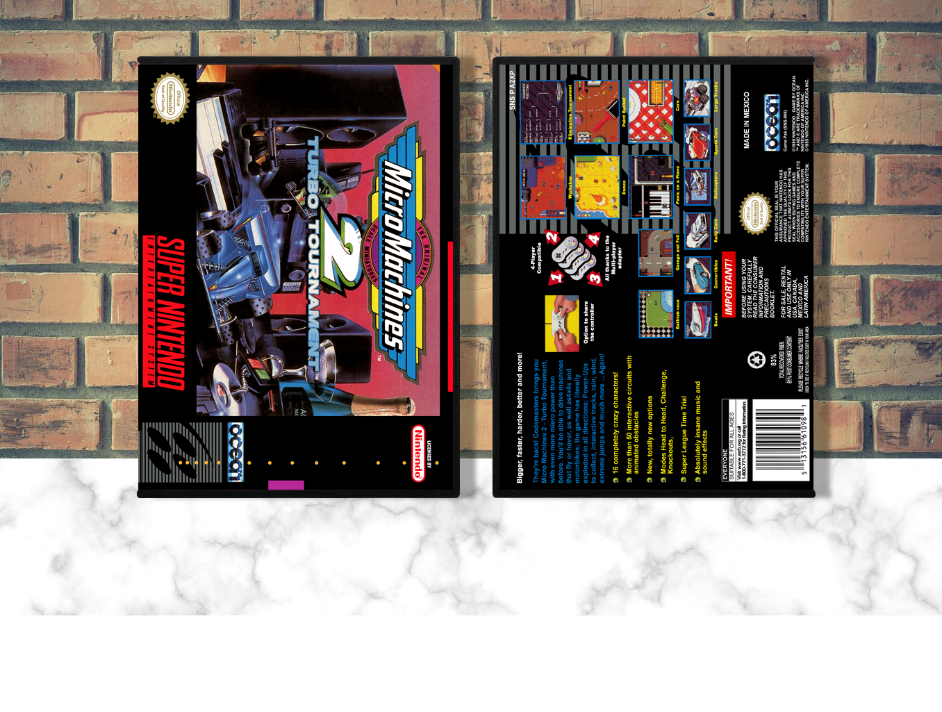 Micro Machines 2: Turbo Tournament, Case Color: DARK GREY (OEM DS CASE COLOR)