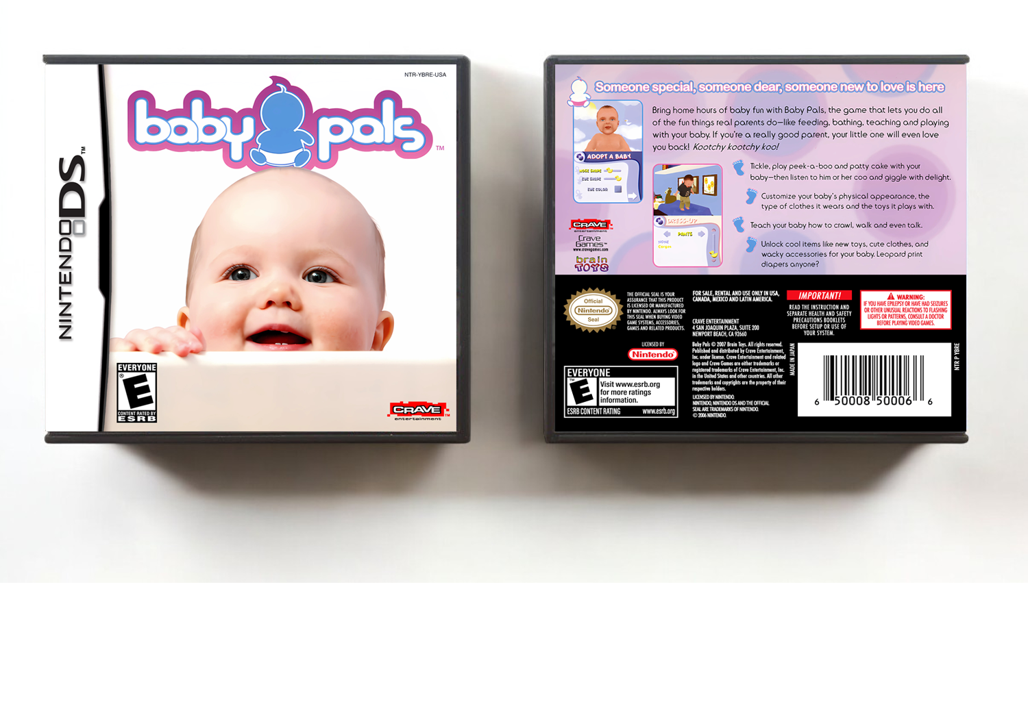 Baby Pals, Case Color: DARK GREY (OEM DS CASE COLOR)