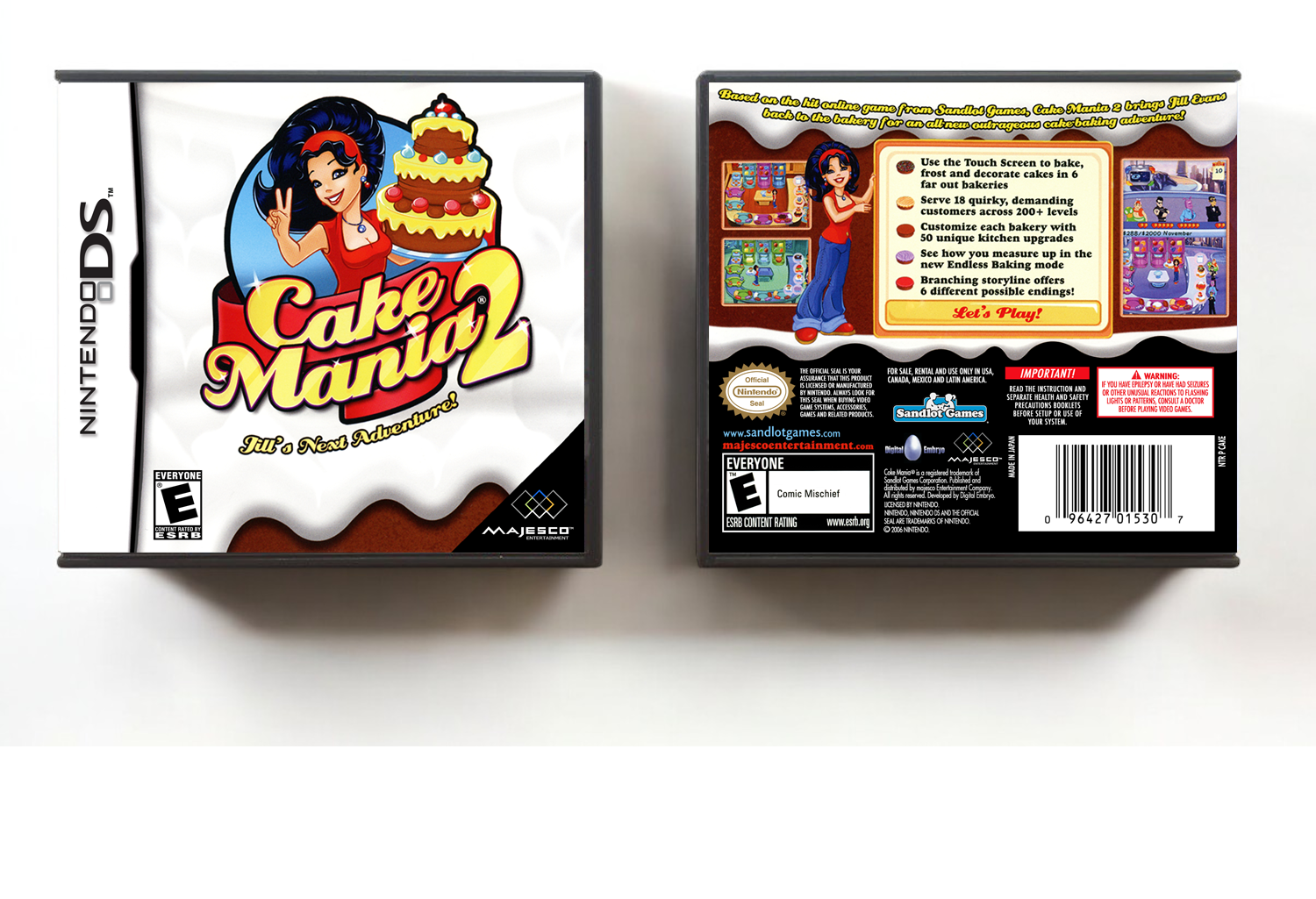 Cake Mania, Case Color: DARK GREY (OEM DS CASE COLOR)