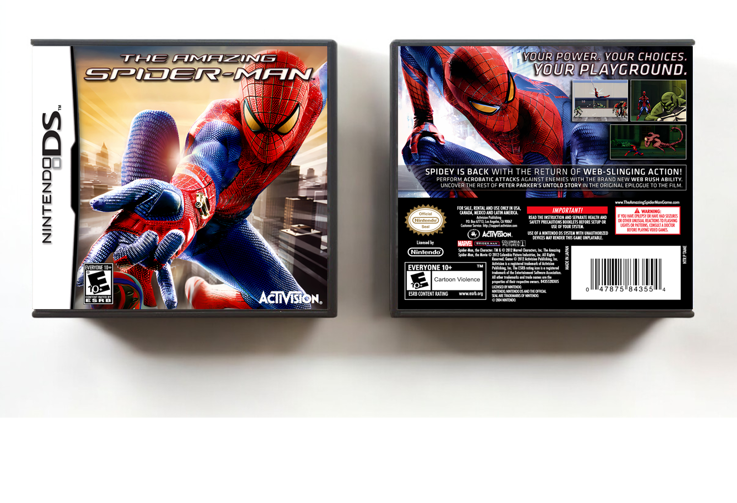 Amazing Spider-Man, The, Case Color: DARK GREY (OEM DS CASE COLOR)