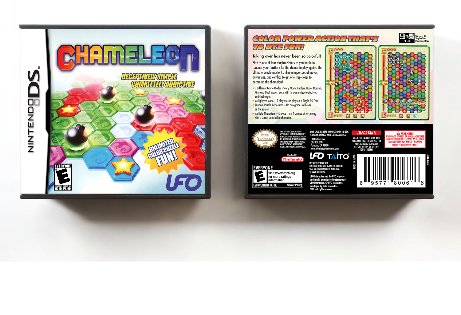 Chameleon: To Dye For!, Case Color: DARK GREY (OEM DS CASE COLOR)