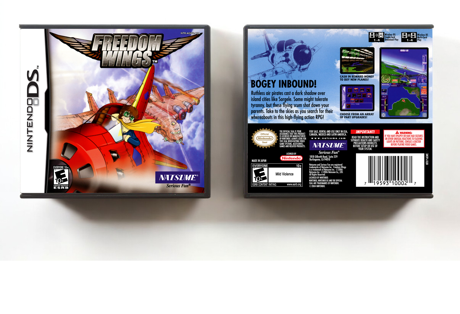 Freedom Wings, Case Color: DARK GREY (OEM DS CASE COLOR)