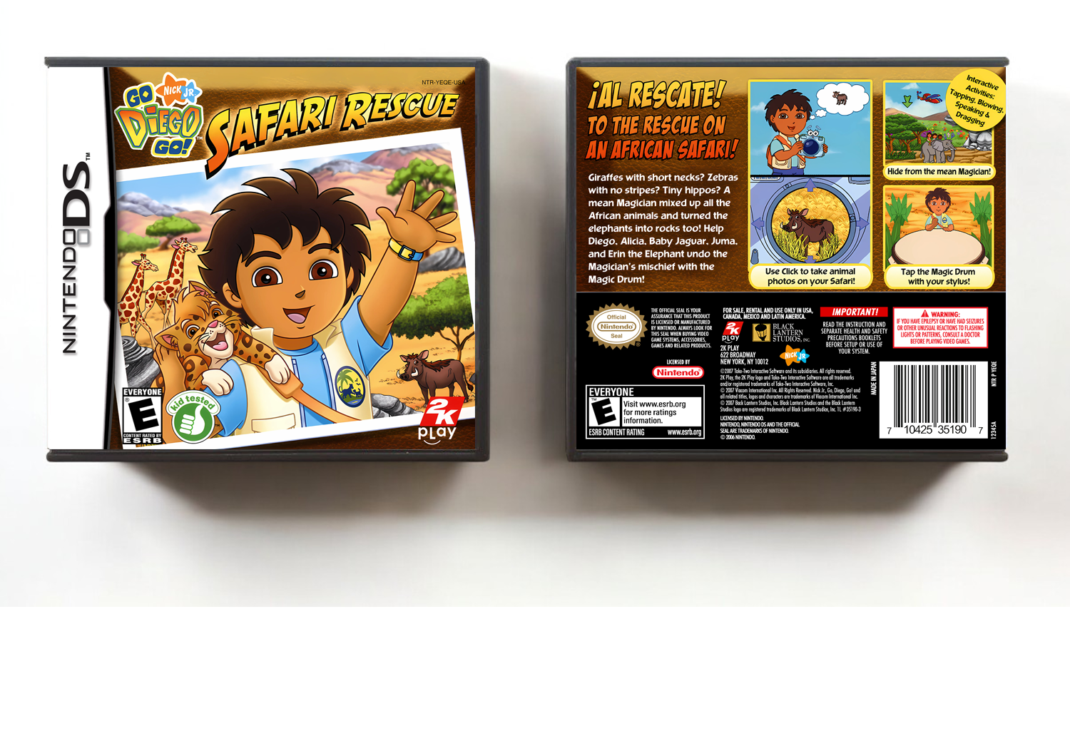 Go, Diego, Go!: Safari Rescue, Case Color: DARK GREY (OEM DS CASE COLOR)