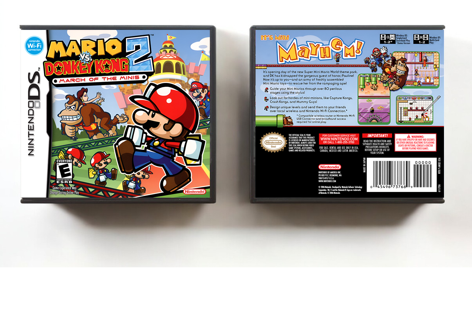 Mario vs. Donkey Kong 2: March of the Minis, Case Color: DARK GREY (OEM DS CASE COLOR)