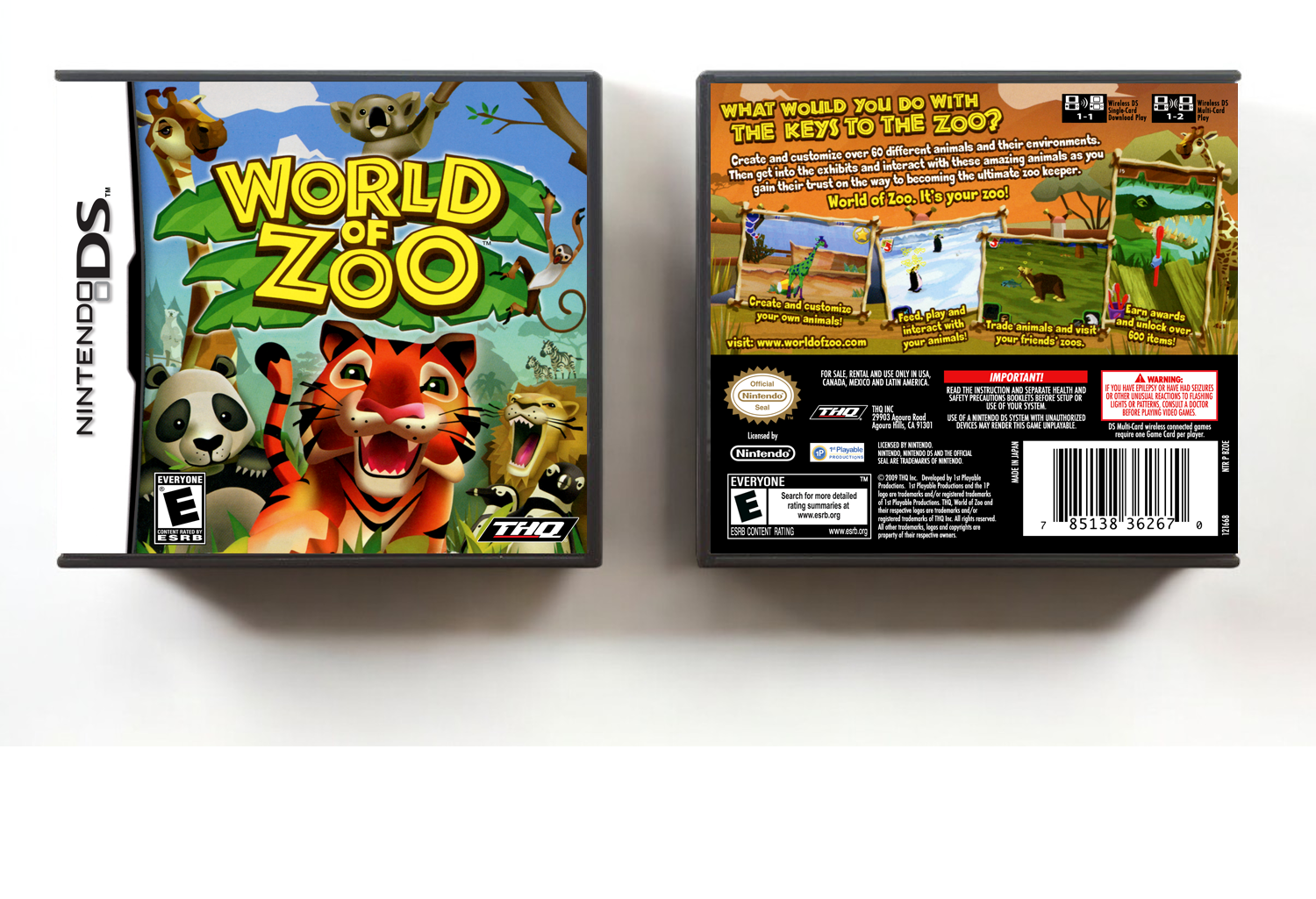 World of Zoo, Case Color: DARK GREY (OEM DS CASE COLOR)