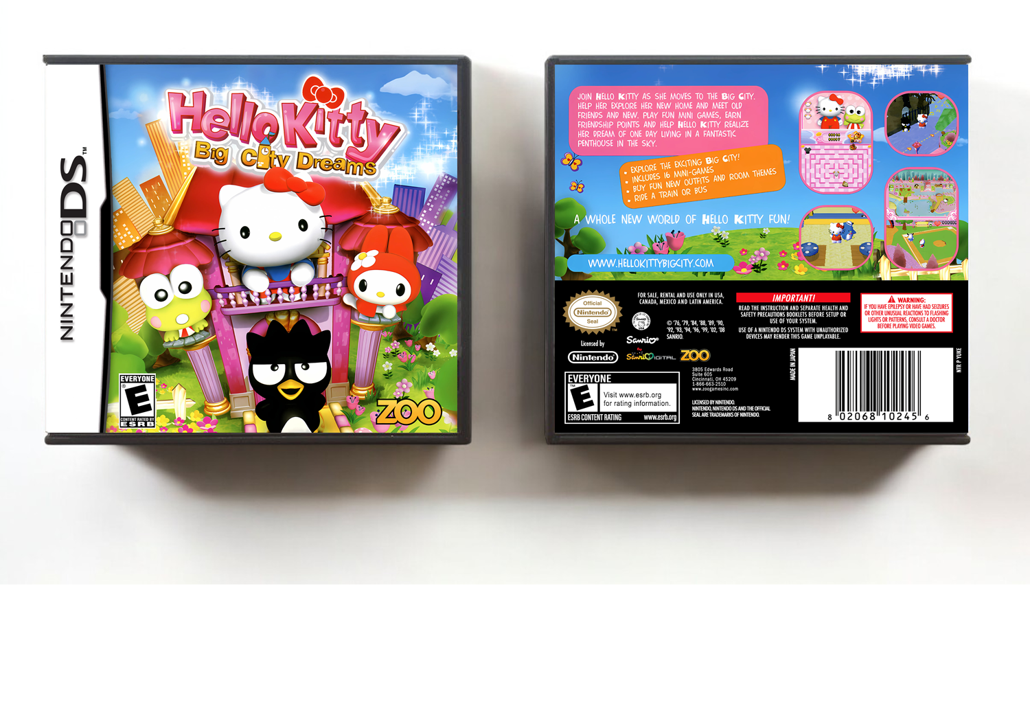Hello Kitty: Big City Dreams, Case Color: DARK GREY (OEM DS CASE COLOR)