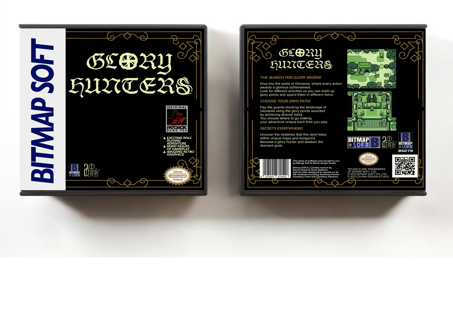 Glory Hunters, Artwork Spine Color: Chrome