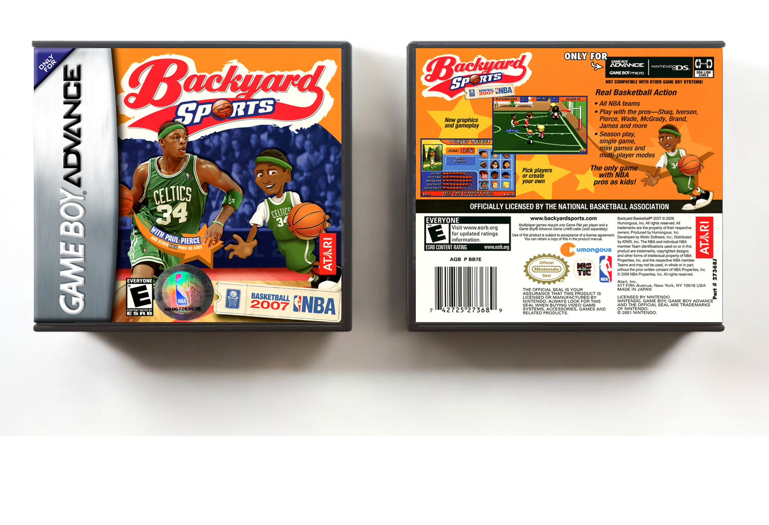 Backyard Sports: Basketball 2007, Artwork Spine Color: Chrome