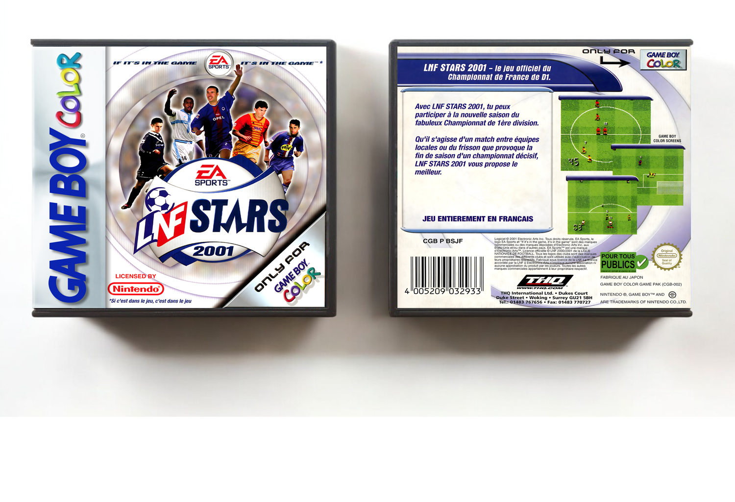 FA Premier League Stars 2001 (PAL), Artwork Spine Color: Chrome