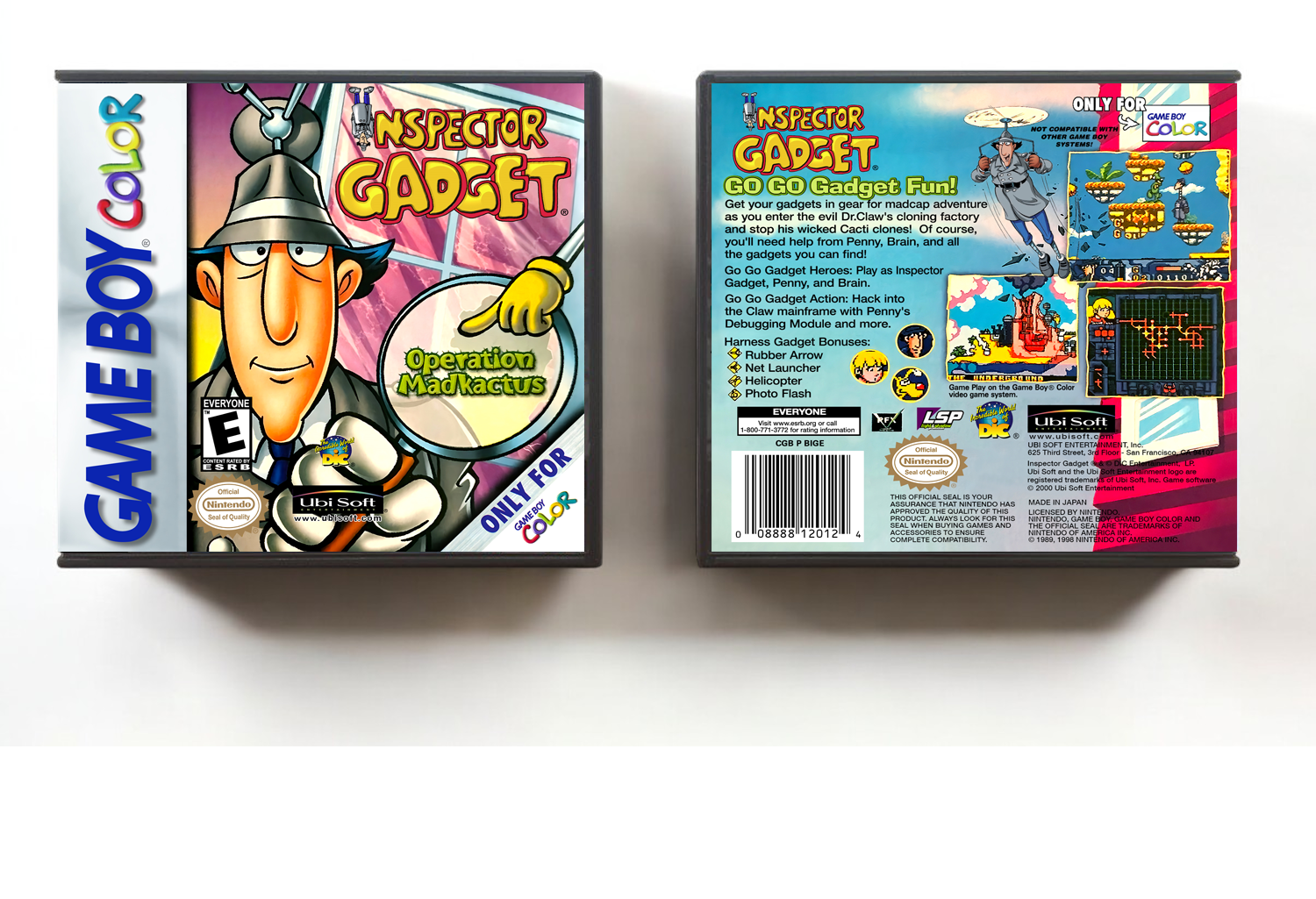 Inspector Gadget: Operation Madkactus, Artwork Spine Color: Chrome