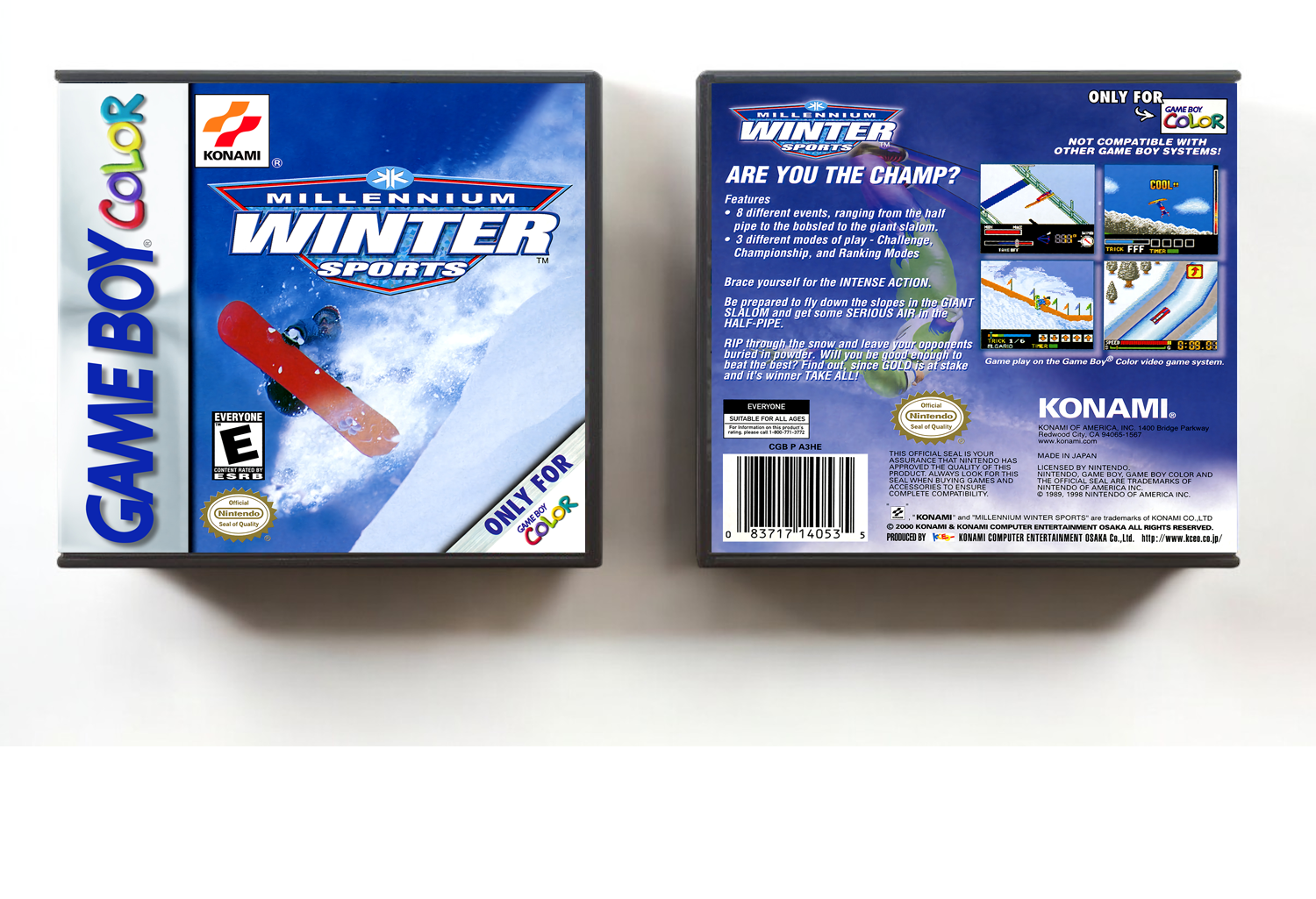 Millennium Winter Sports, Artwork Spine Color: Chrome