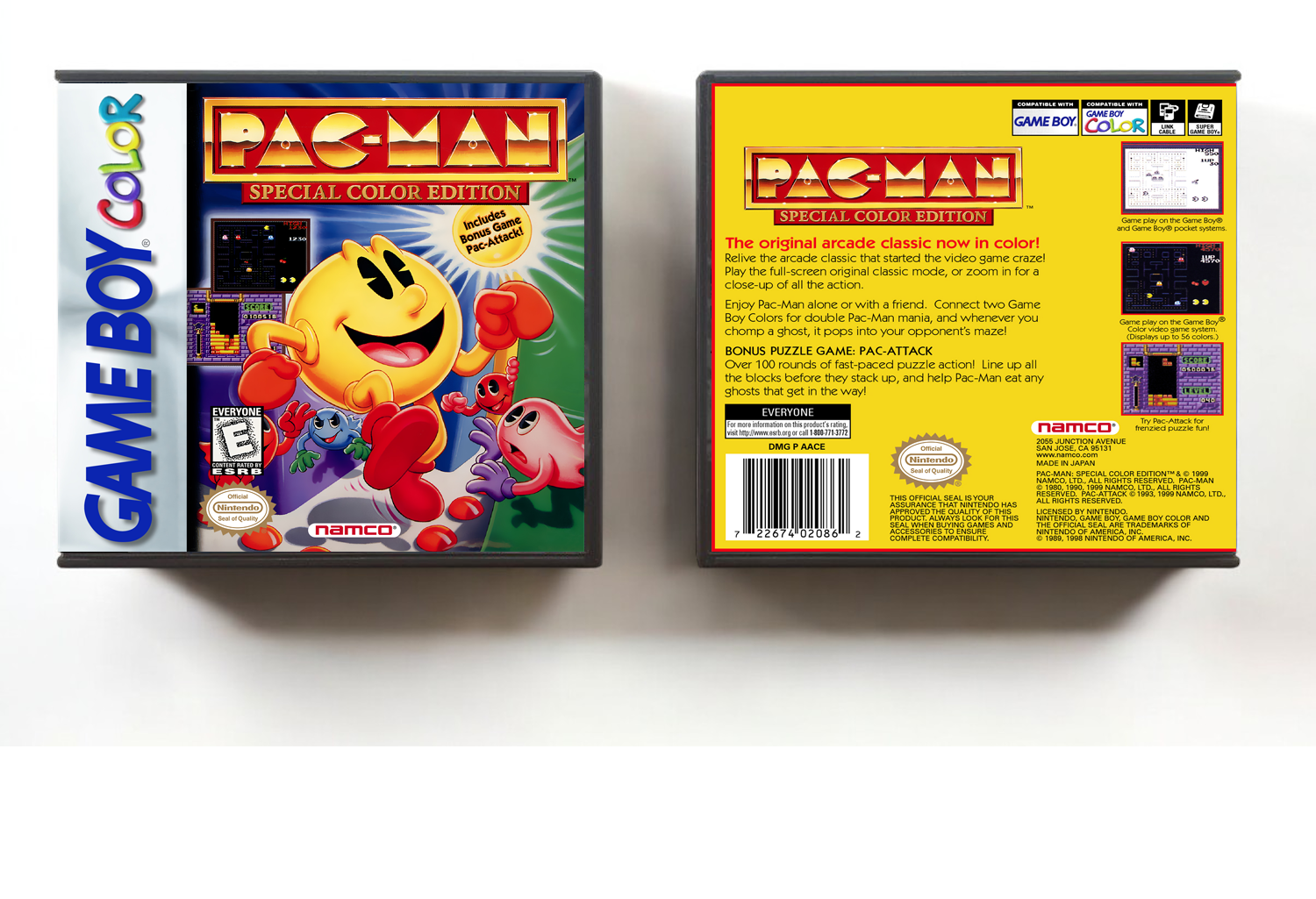 Pac-Man: Special Color Edition, Artwork Spine Color: Chrome