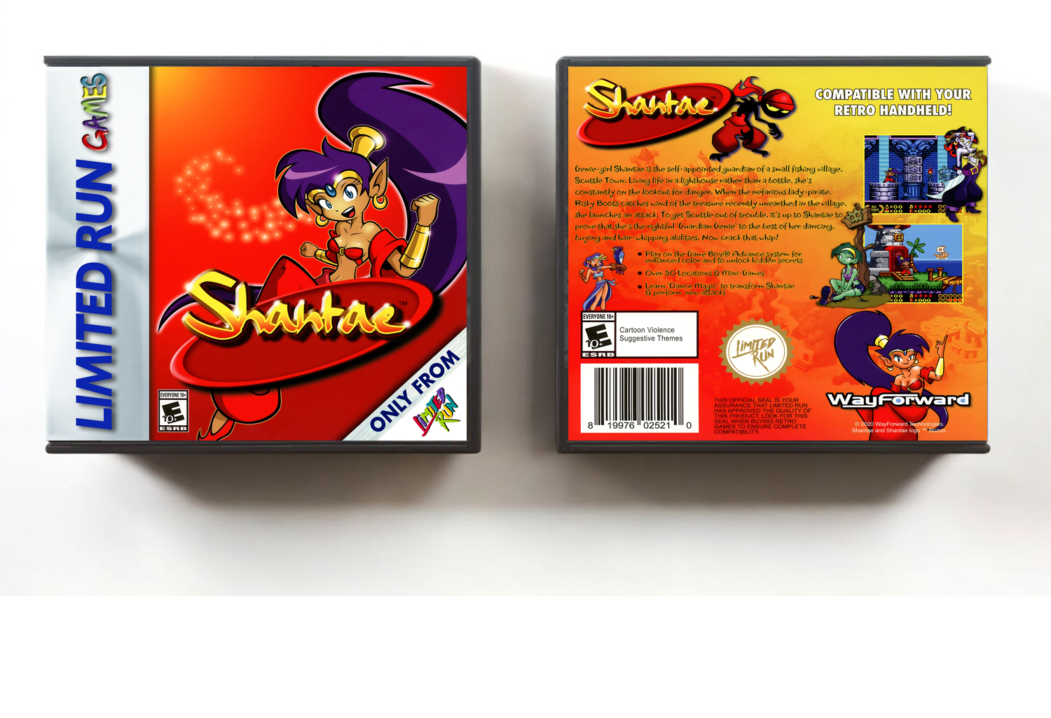 Shantae (Limited Run), Artwork Spine Color: Chrome