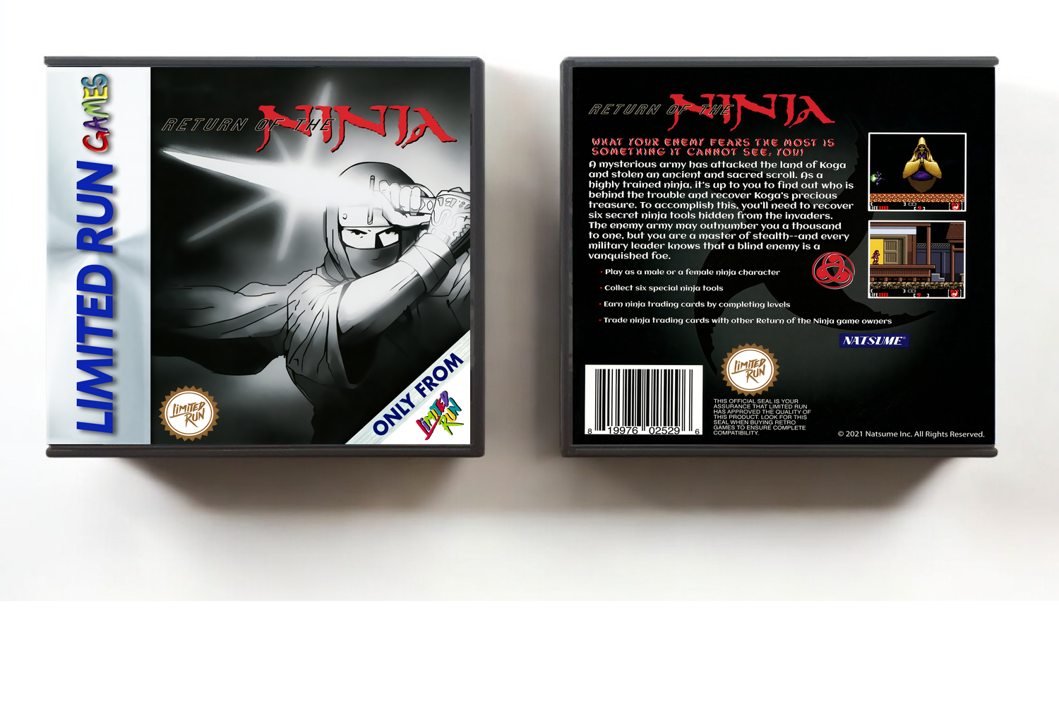 Return of the Ninja (Limited Run), Artwork Spine Color: Chrome