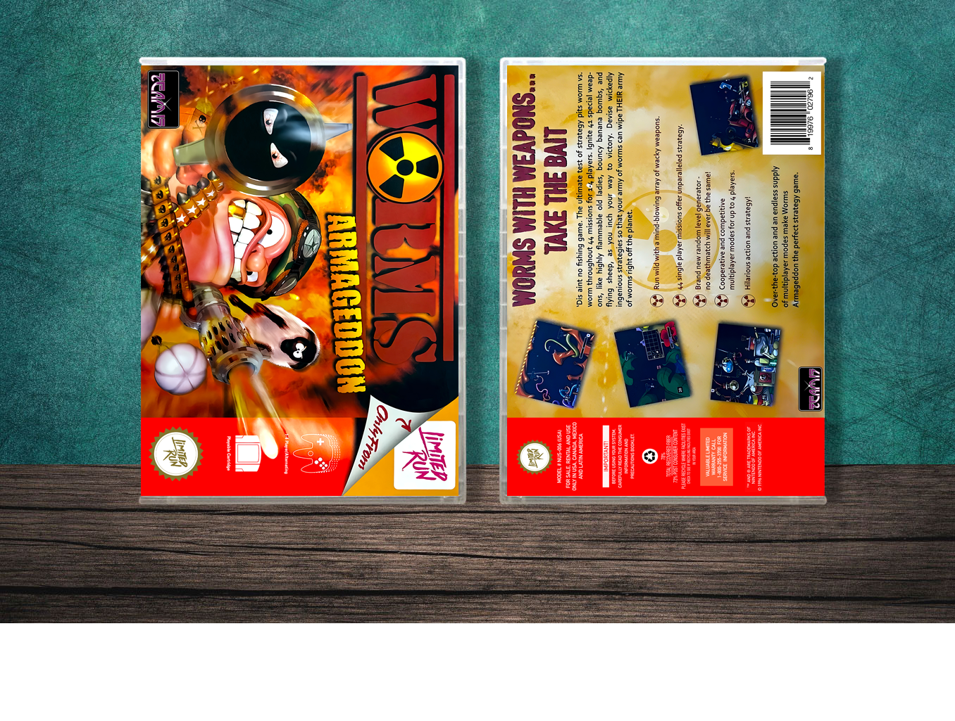 Worms: Armageddon (Limited Run), Case Color: CLEAR (Transparent)