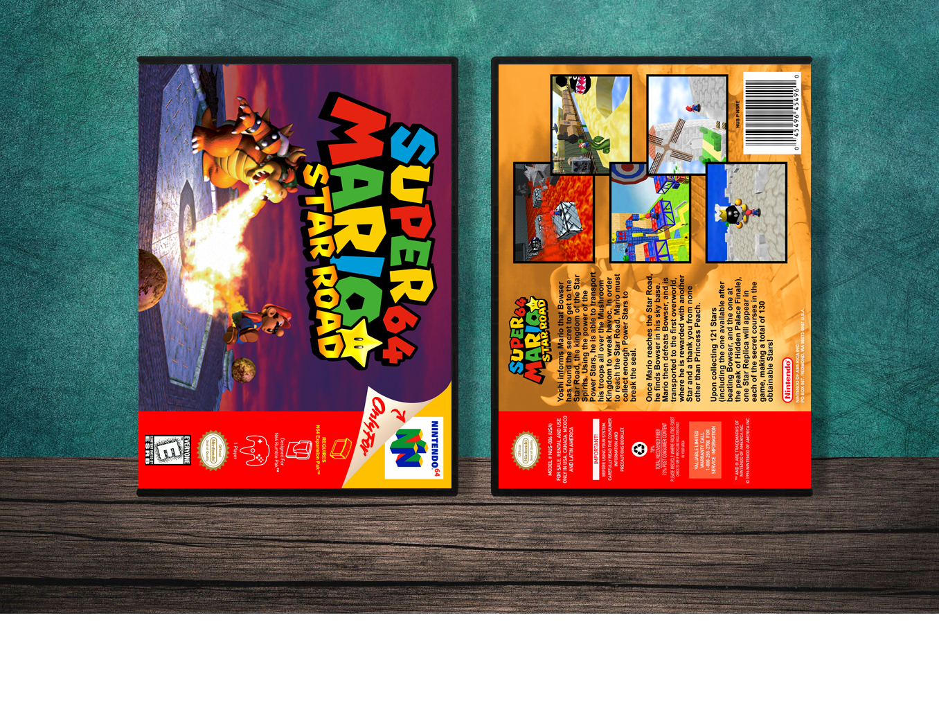 Super Mario 64: Star Road, Case Color: DARK GREY (OEM DS CASE COLOR)