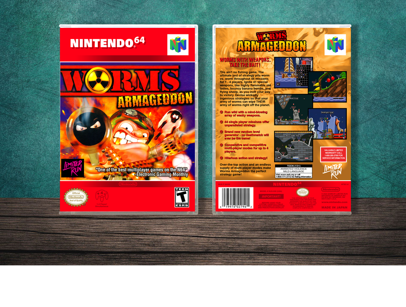 Worms: Armageddon (Limited Run), Case Color: CLEAR (Transparent)