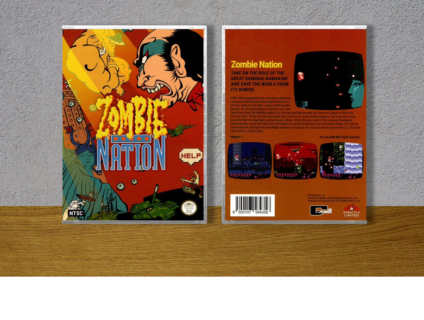 Zombie Nation (Strictly Limited), Case Color: CLEAR (Transparent)