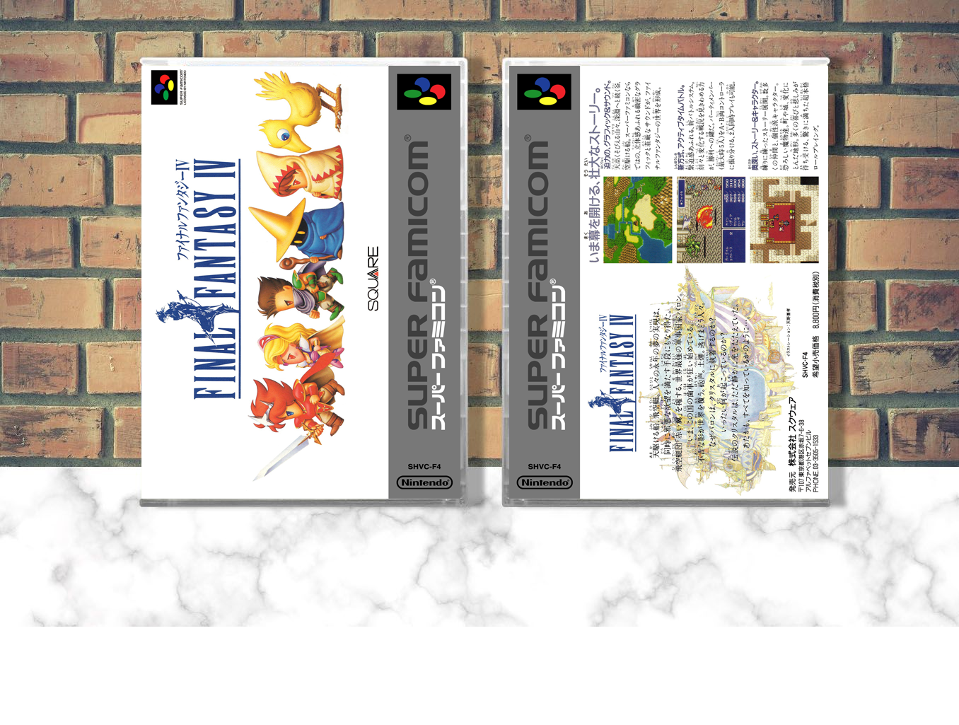 Final Fantasy IV, Case Color: CLEAR (Transparent)