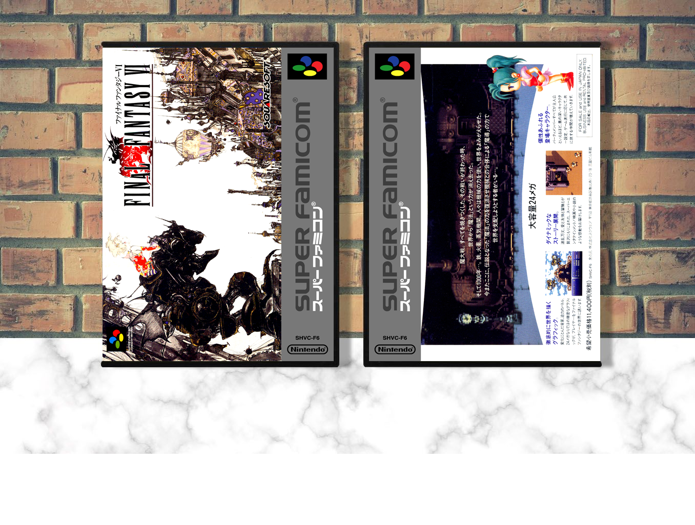 Final Fantasy VI, Case Color: DARK GREY (OEM DS CASE COLOR)
