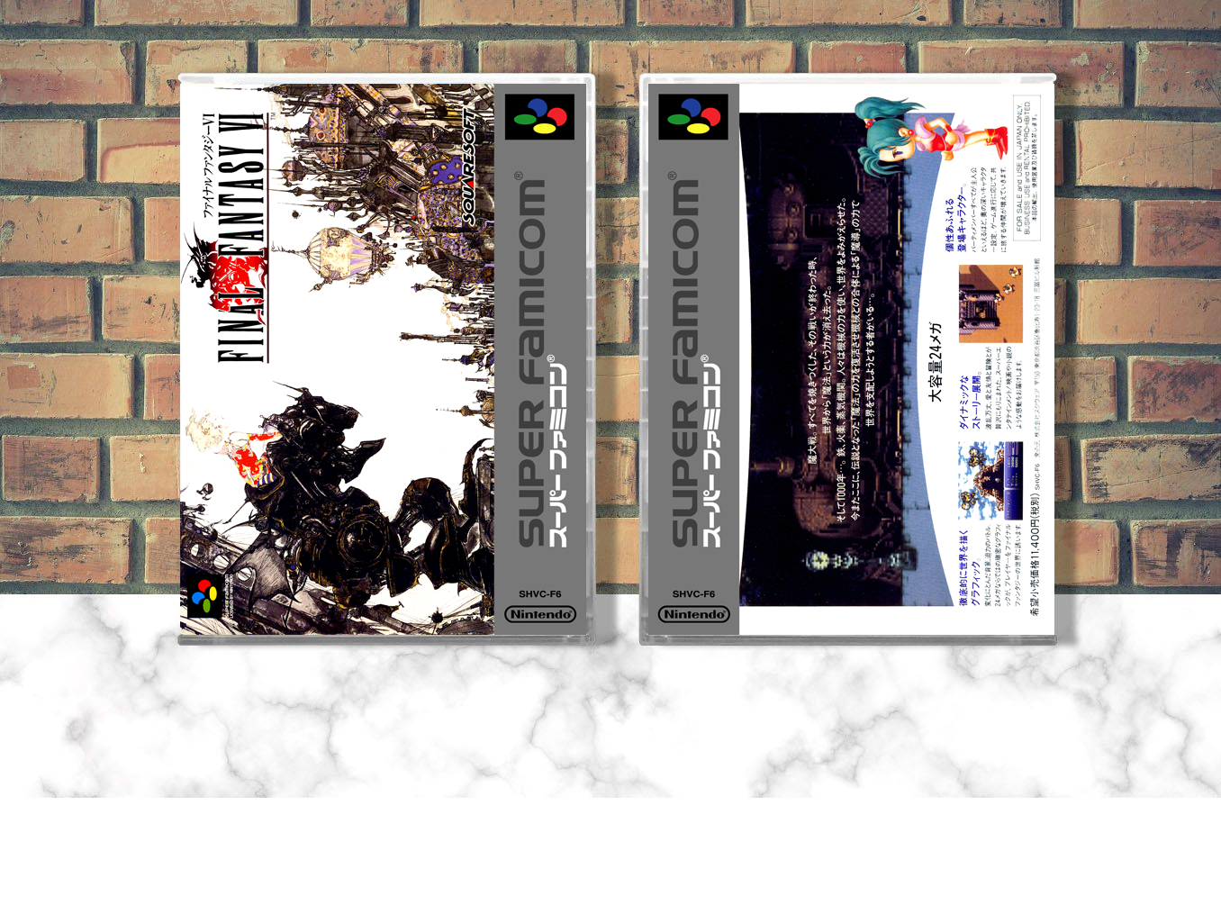 Final Fantasy VI, Case Color: CLEAR (Transparent)