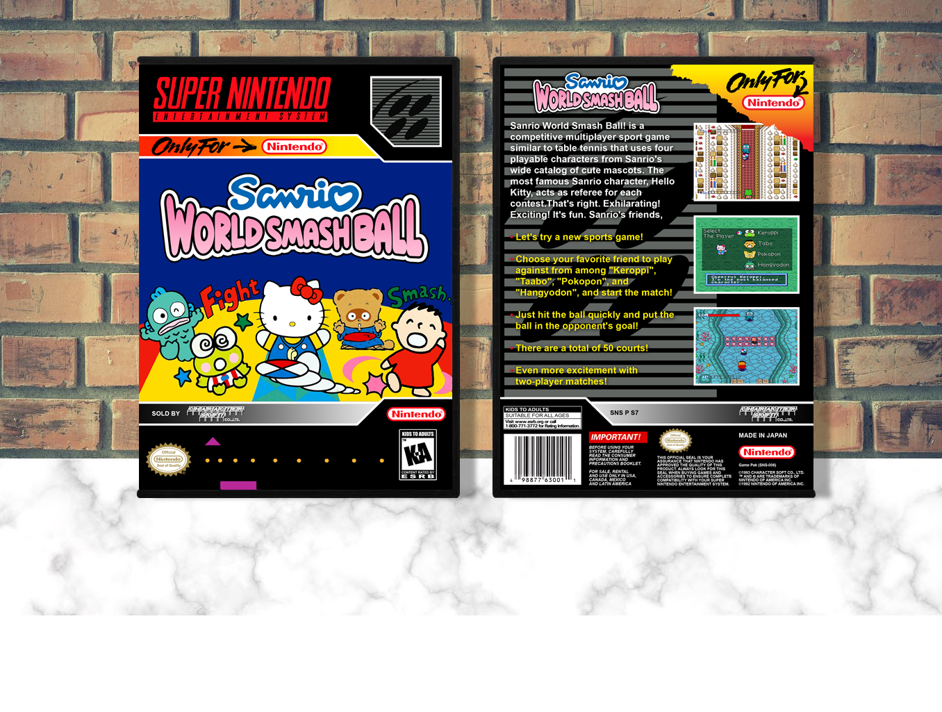 Sanrio World Smash Ball, Case Color: DARK GREY (OEM DS CASE COLOR)