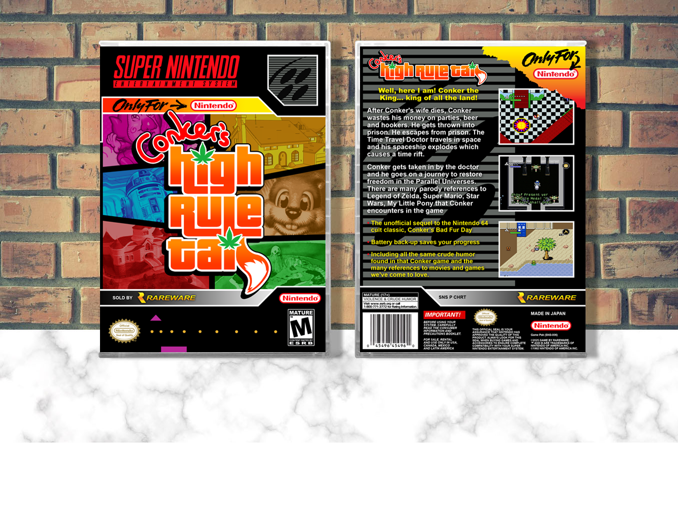 Conker&#39;s High Rule Tail, Case Color: CLEAR (Transparent)