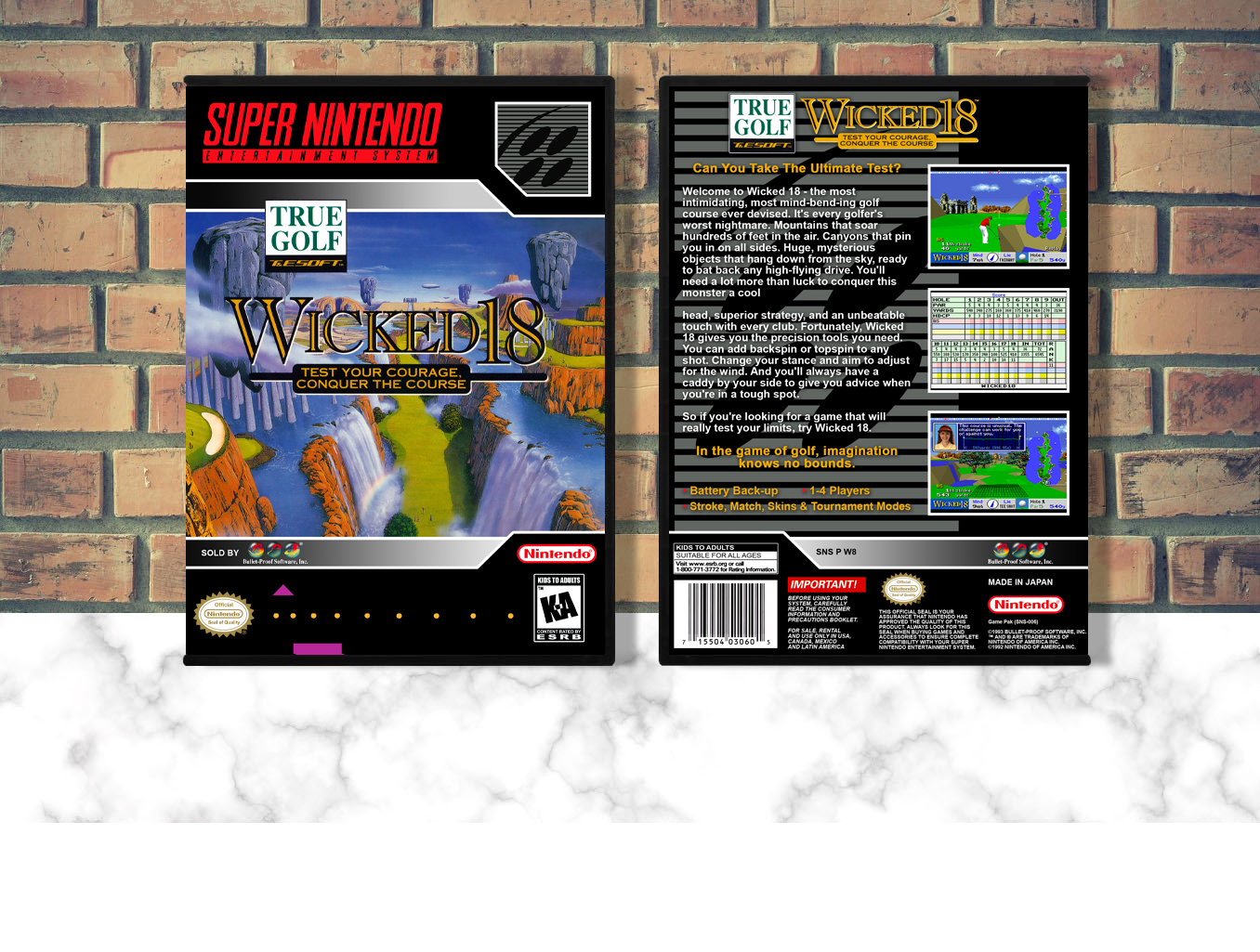 True Golf Classics: Wicked 18, Case Color: DARK GREY (OEM DS CASE COLOR)