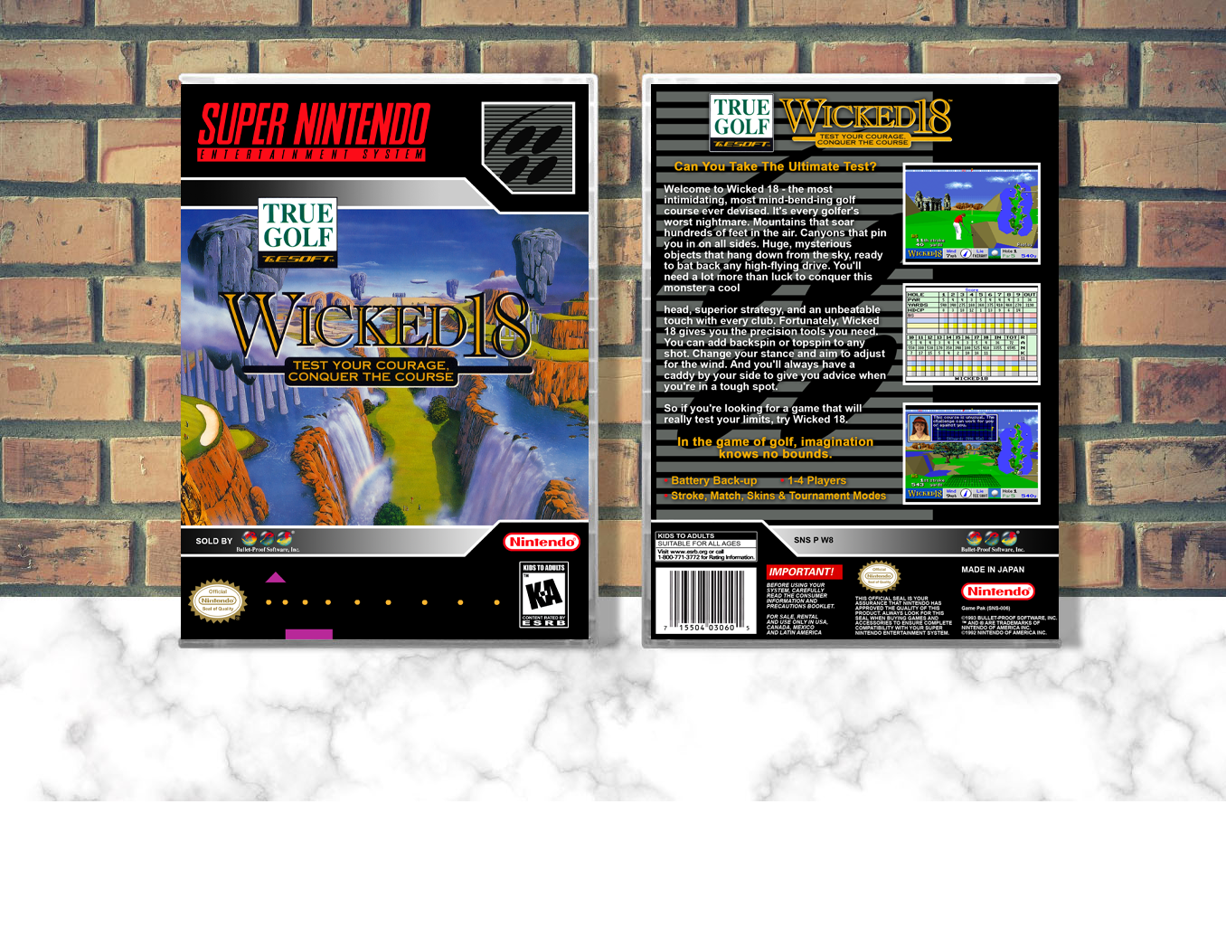 True Golf Classics: Wicked 18, Case Color: CLEAR (Transparent)