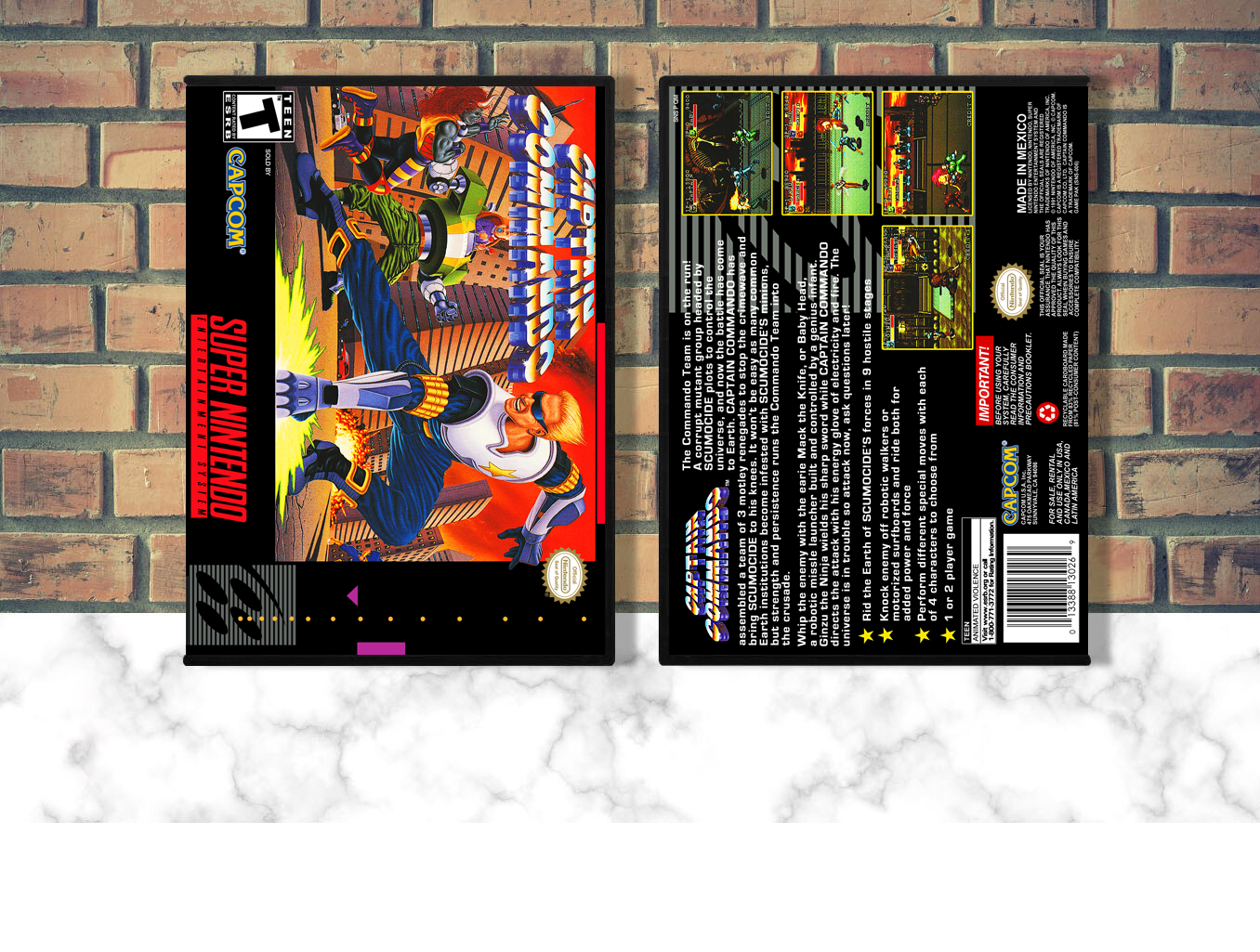 Captain Commando, Case Color: DARK GREY (OEM DS CASE COLOR)