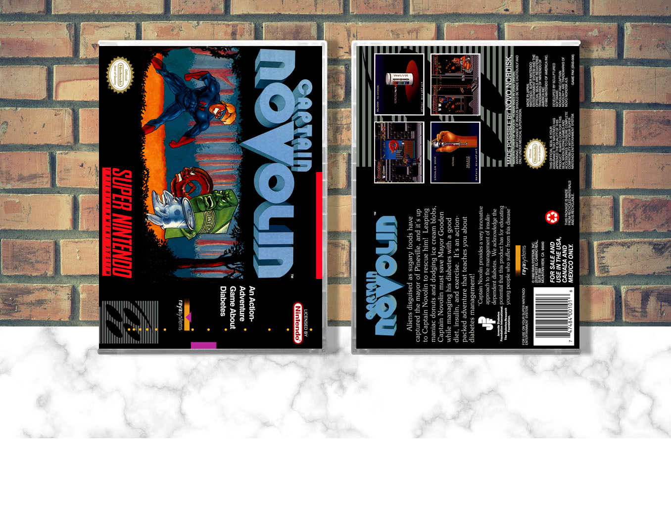 Captain Novolin, Case Color: CLEAR (Transparent)