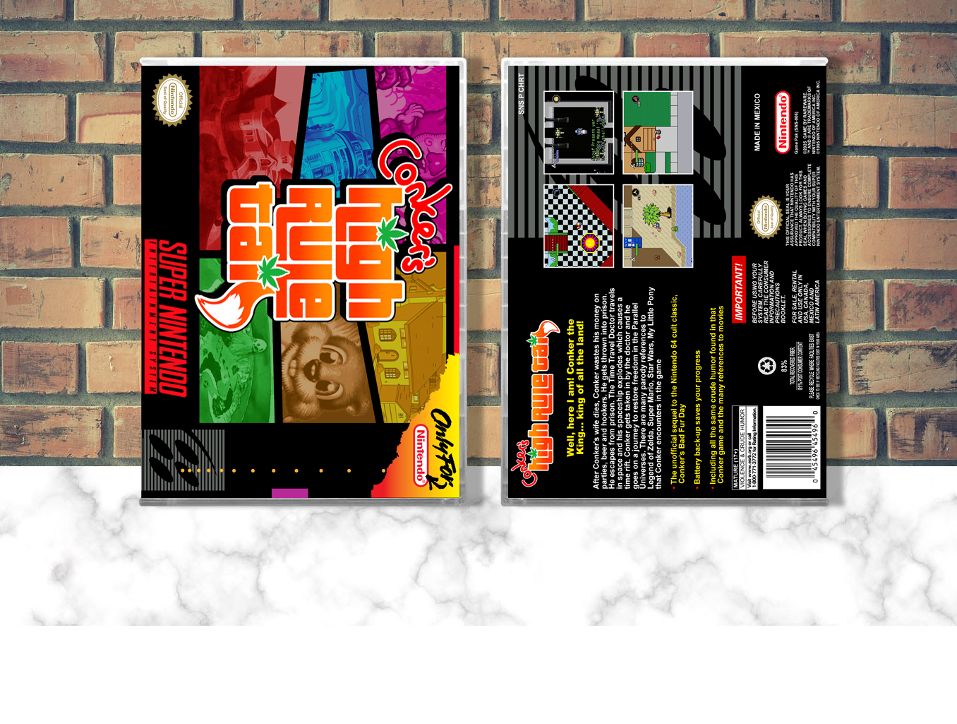 Conker&#39;s High Rule Tail, Case Color: CLEAR (Transparent)