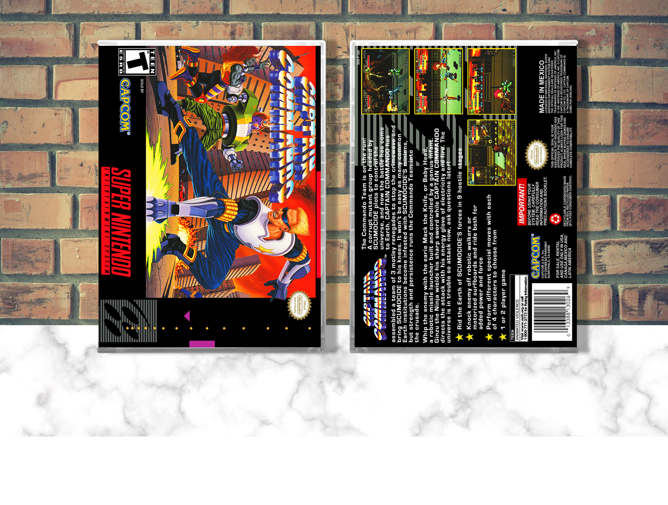 Captain Commando, Case Color: CLEAR (Transparent)