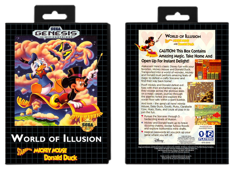 World of Illusion Starring Mickey Mouse and Donald Duck (FULL COLOR)